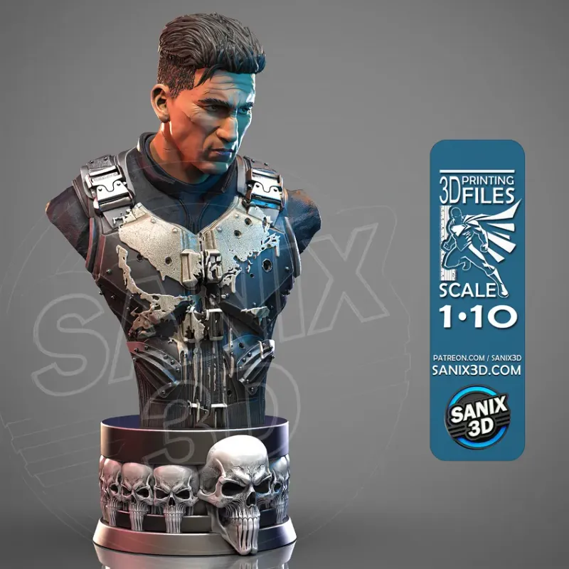 The PUNISHER ( bust ) - STL Files