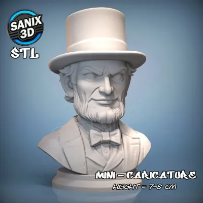 Mini / Abraham Lincoln ( STL File )