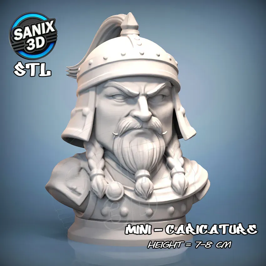 Mini / Genghis Khan ( STL File )