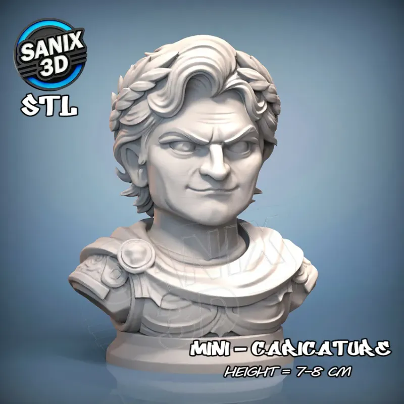Mini / Alexander the Great (Alexander III of Macedon) ( STL File )