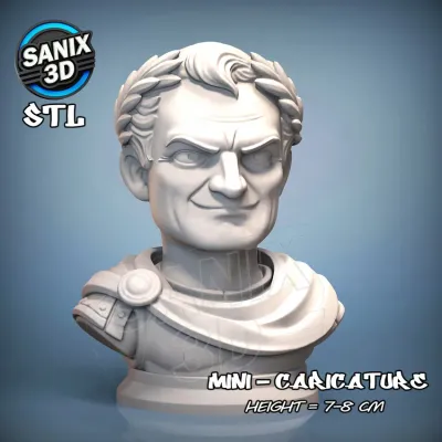 Mini / Gaius Julius Caesar ( STL File )