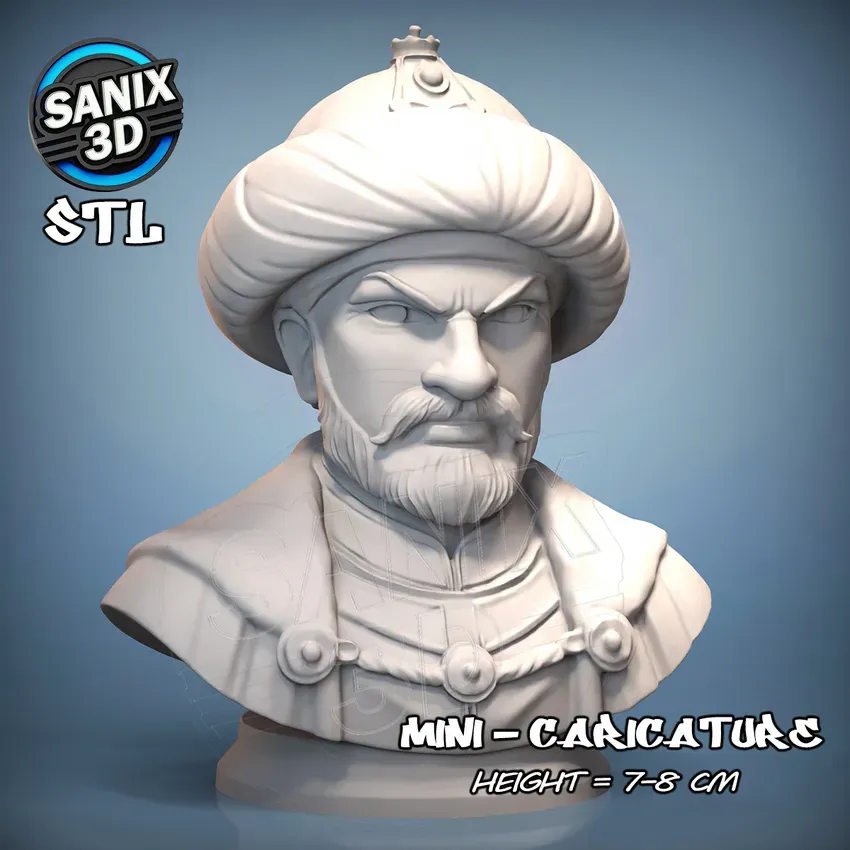 Mini / Mehmed II (Mehmed the Conqueror) ( STL File )