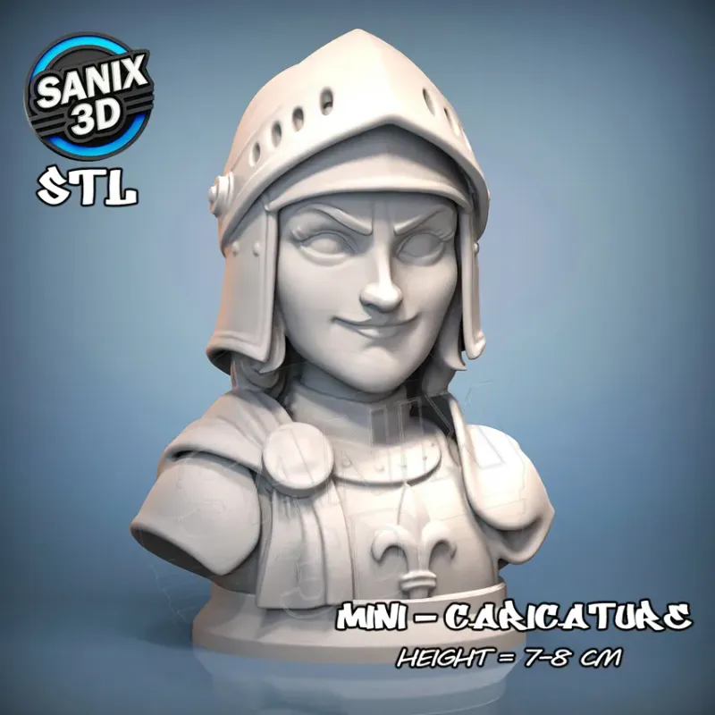 Mini / Joan of Arc ( STL File )