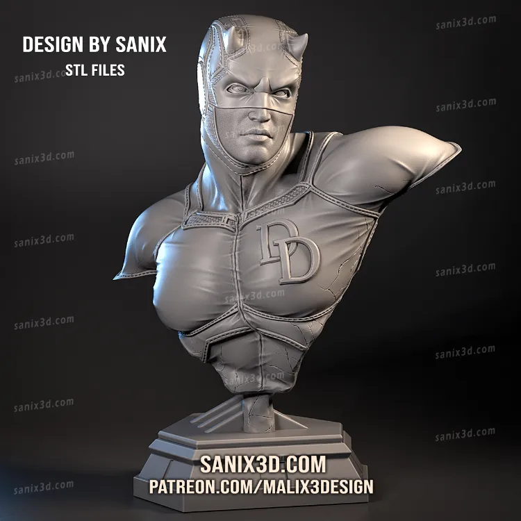 RED DEVIL ( bust ) - STL Files