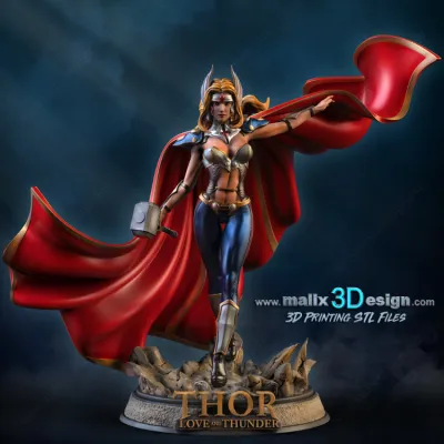 The Lady God of Thunder - STL Files