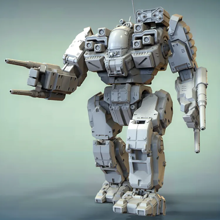 Mech Battle-Master - 3D Printable Model | Assembly