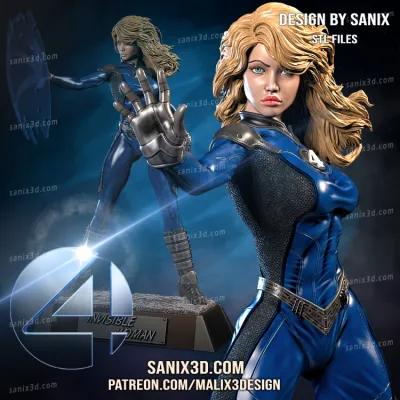 Invisible Woman - STL Files