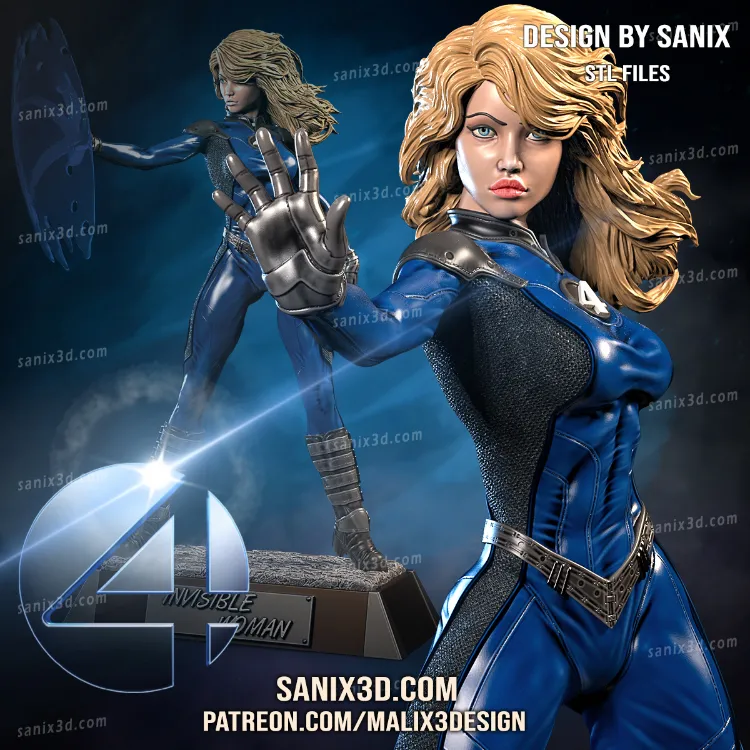 Invisible Woman - STL Files