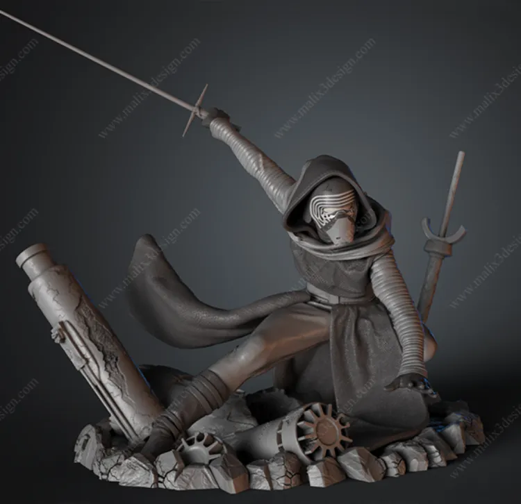 Kylo Ren - 3D Printing STL Files