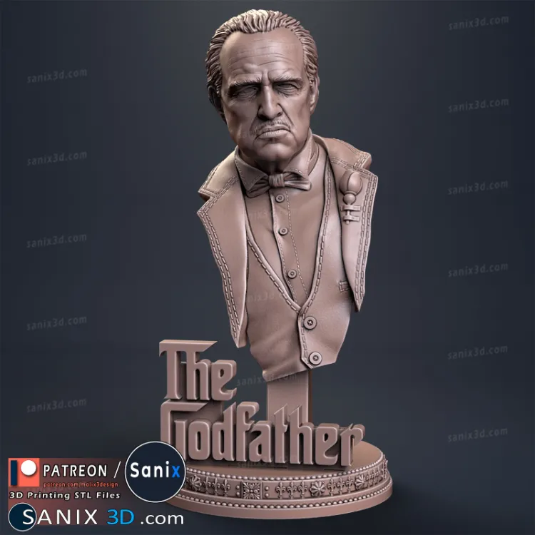The Godfather ( bust )  - STL Files