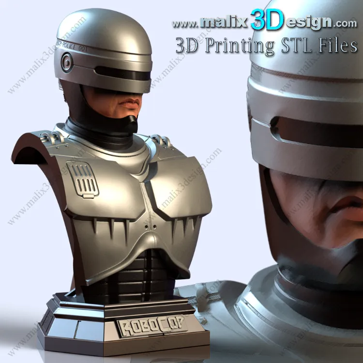 ROBOCOP ( bust ) - STL File