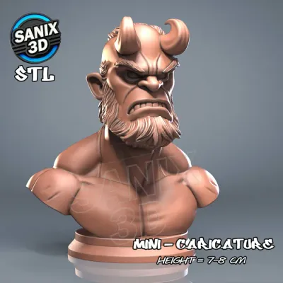 Mini / Hellboy ( STL File )
