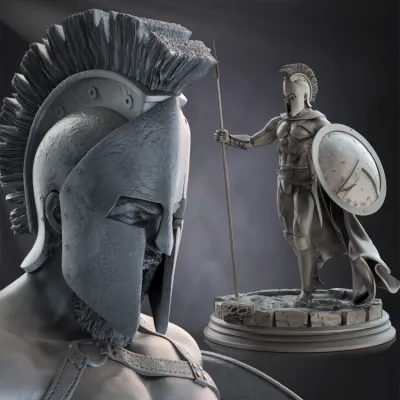 LEONIDAS ( 300 Spartans ) - 3D Printable Model