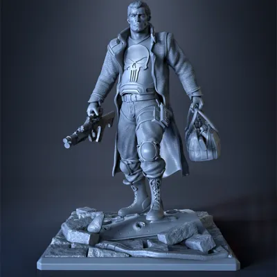Punisher - 3D Printable Model