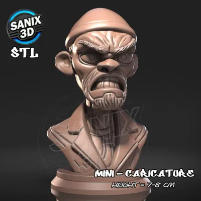 Mini / Samuel L. Jackson ( STL File )