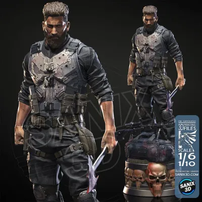 The PUNISHER - 3D Printing Files