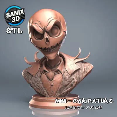Mini / Jack Skellington ( STL File )