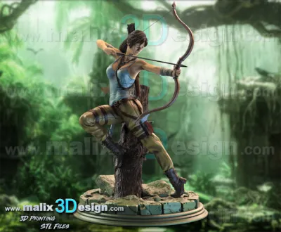 LARA CROFT - STL Files