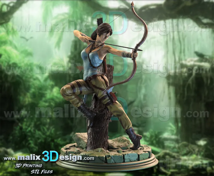 LARA CROFT - STL Files
