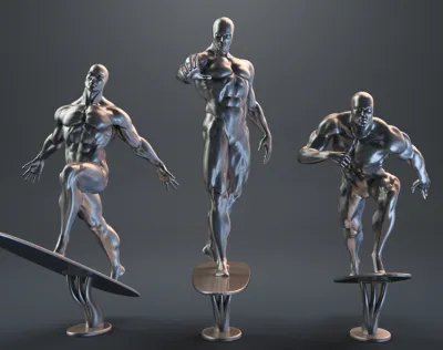 SILVER SURFER (all 3 Version) - STL Files