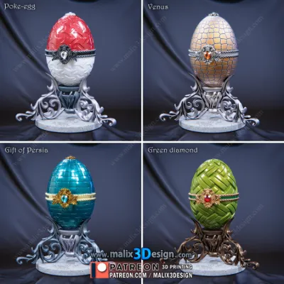 Fabergé ( pack 3 ) - STL Files