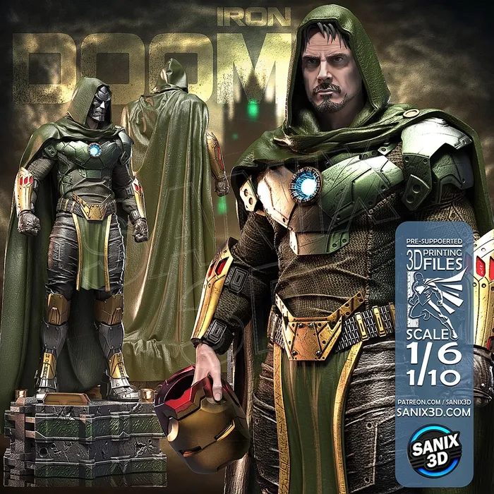 IRON Collection / IRON DOOM - 3D Printing Files