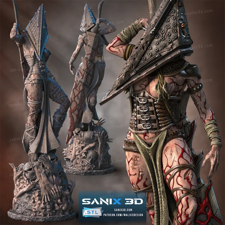 Lady Pyramid Head - STL Files