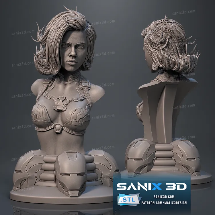 IRON Collection / Iron Widow ( bust ) STL Files