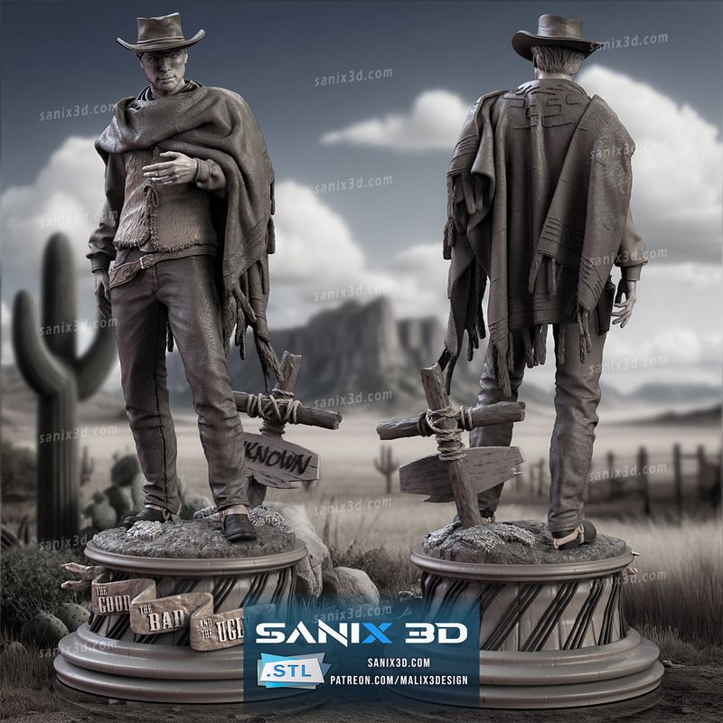 Clint Eastwood - The Good, the Bad and the Ugly / STL Files