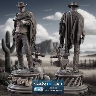 Clint Eastwood - The Good, the Bad and the Ugly / STL Files