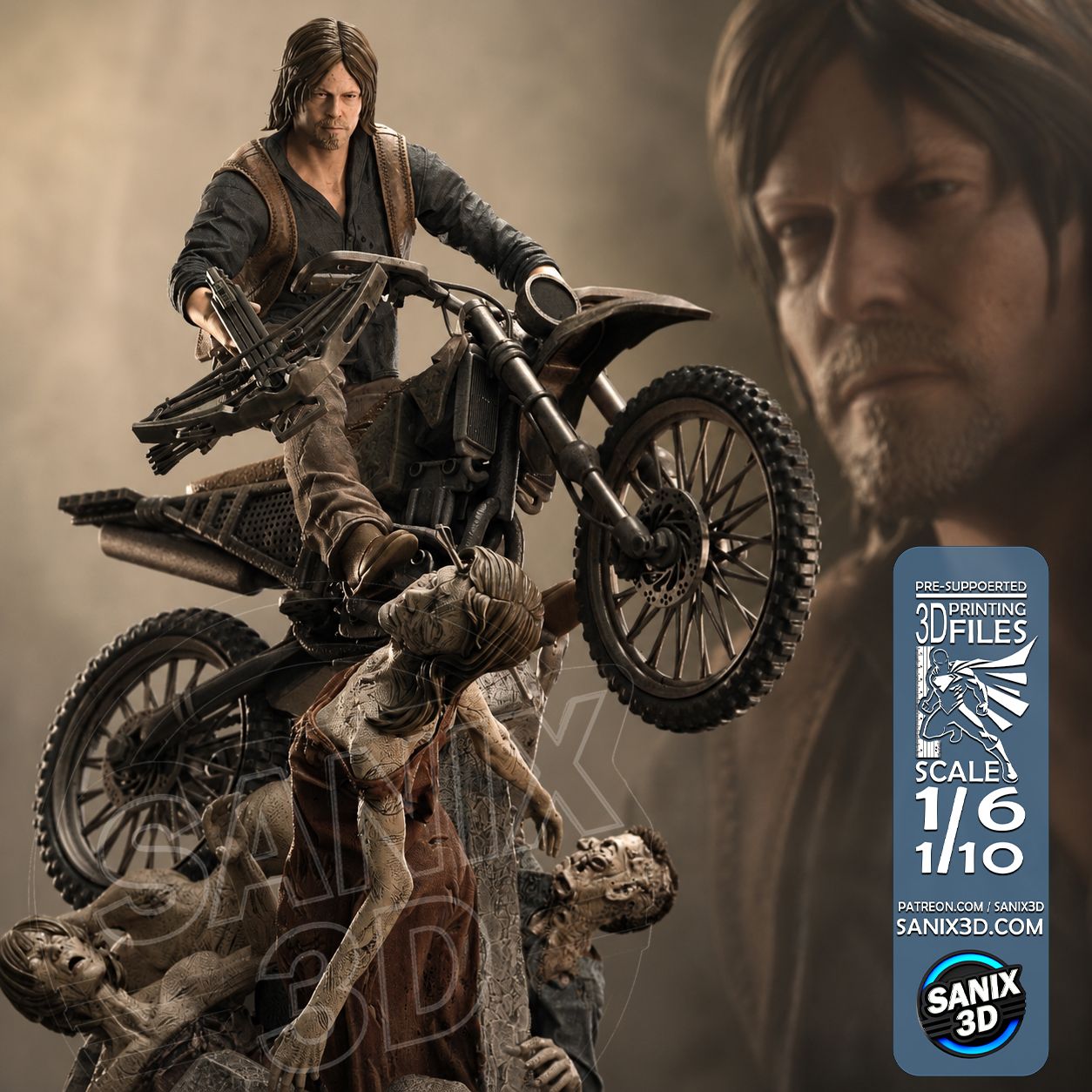 Daryl ( TWD ) - 3D Printing Files