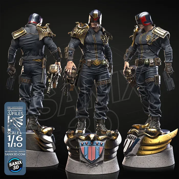 Judge Dredd - 3D Printing Files