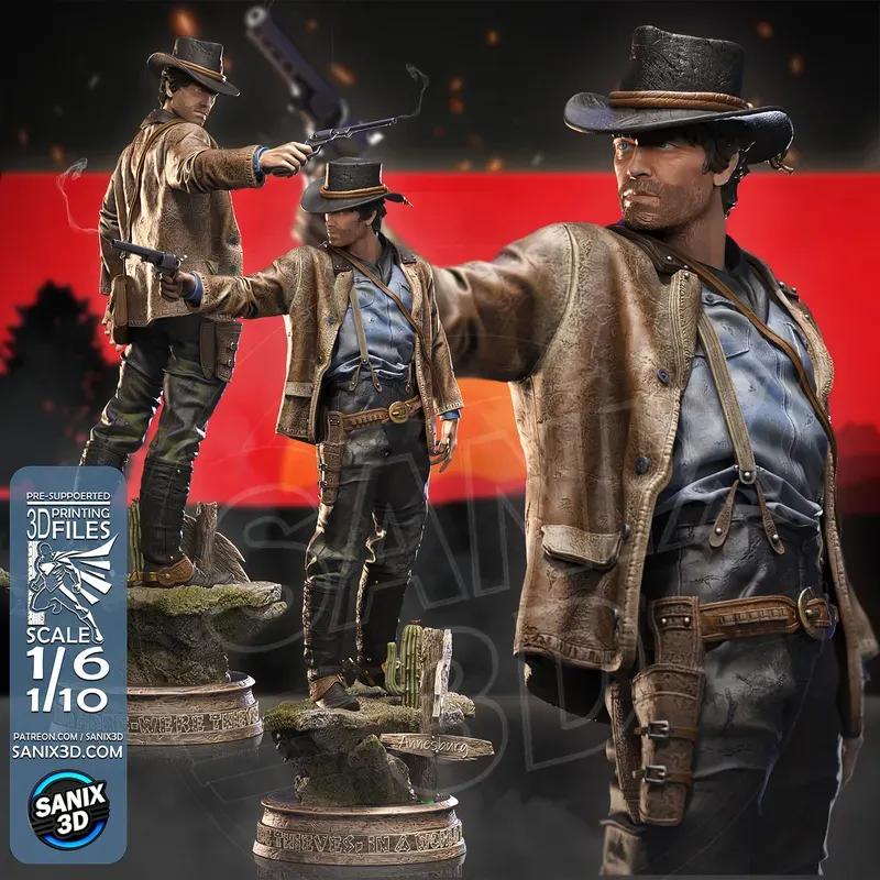 Arthur ( RDR2 ) - 3D Printing Files Arthur ( RDR2 ) - 3D Printing Files