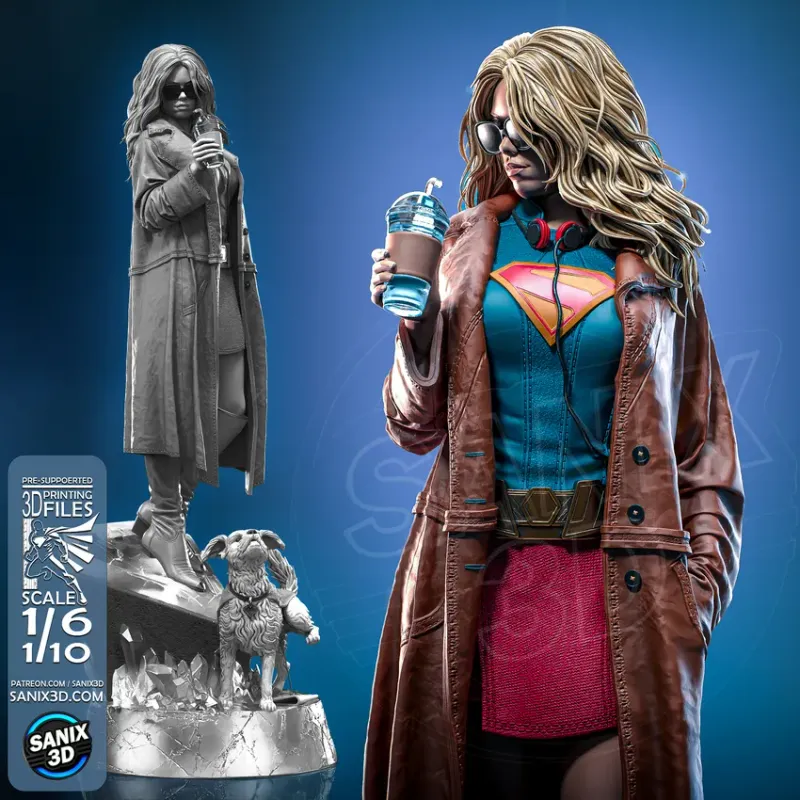 SUPERGIRL - 3D Printing Files