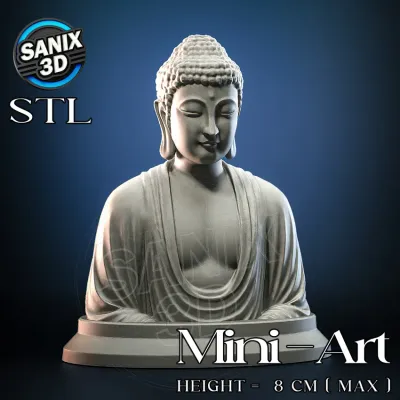 Mini-Art / The Great Buddha of Kamakura - Kōtoku-in ( STL File )