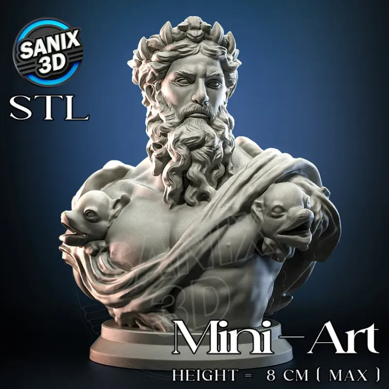 Mini-Art / Neptune - neoclasic italian ( STL File )