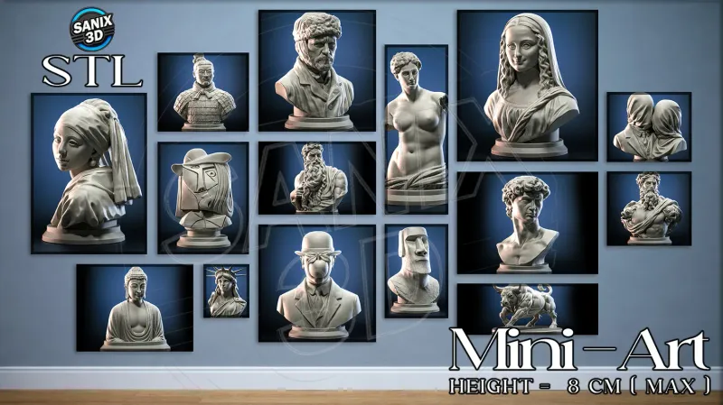 Mini-Art / February Collection 2026 - Set of 15 Models ( STL Files ) Mini-Art / February Collection 2026 - Set of 15 Models ( STL Files )