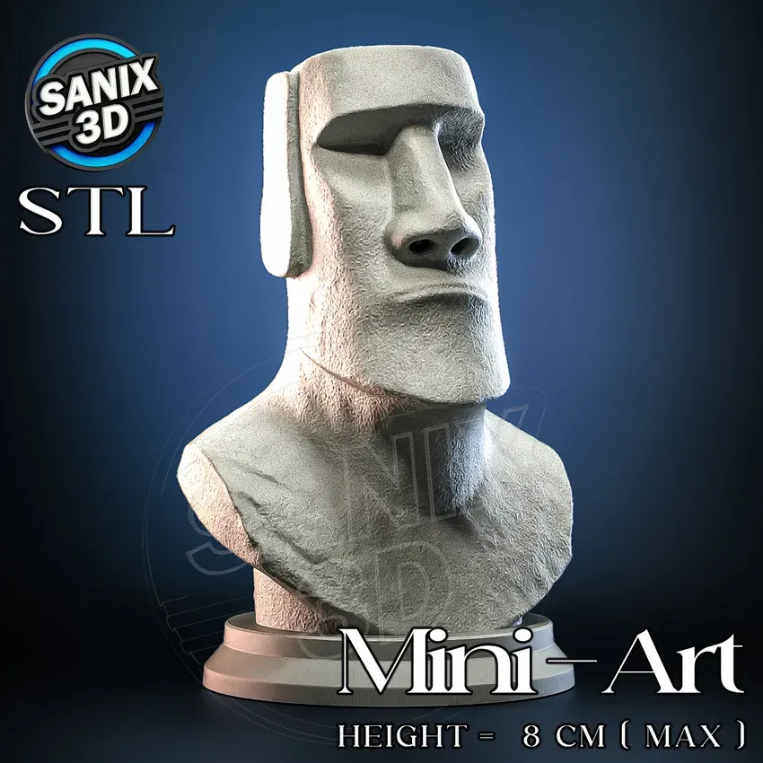 Mini-Art / Moai - Rapa Nui ( STL File )