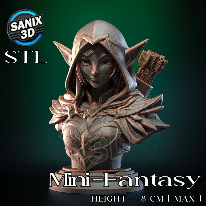Mini-Fantasy / Elf Ranger ( STL File )