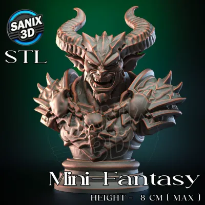 Mini-Fantasy / Demon Lord ( STL File )