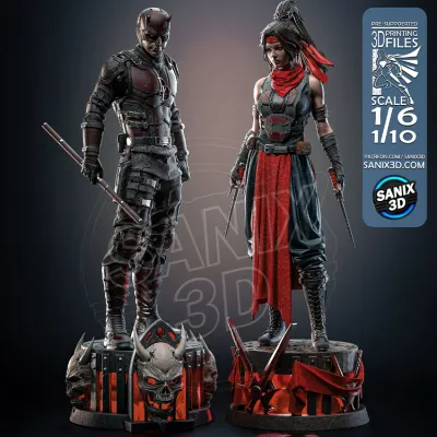Shadowbound ( Devil &amp; Assassin ) - 3D Printing Files