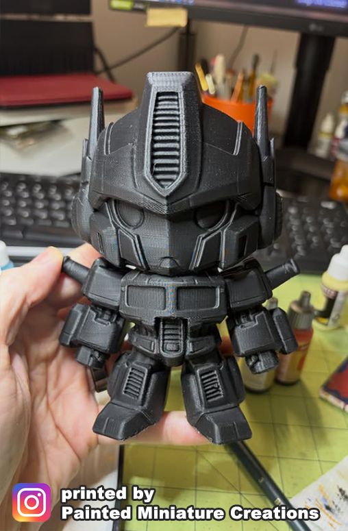 OptiBot - Free Chibi Optimus Prime ( STL + 3MF )