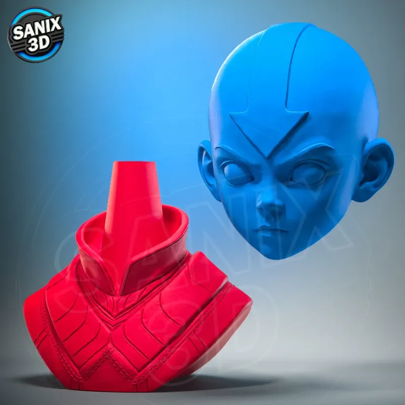 AVATAR ( bust + 4 heads ) - STL Files