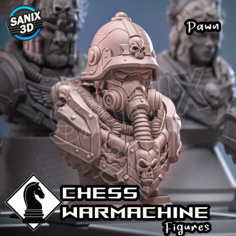 Chess Figures ( WARMACHINE ) / July Collection 2026 ( STL Files )