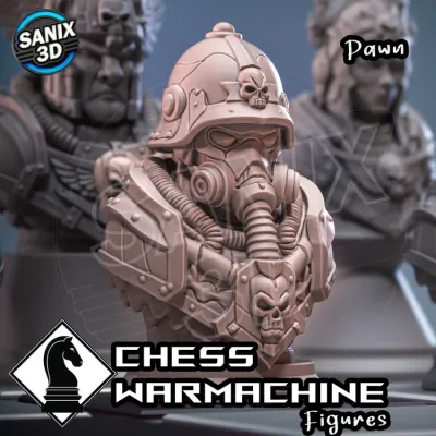 Chess Figures ( WARMACHINE ) / July Collection 2026 ( STL Files )