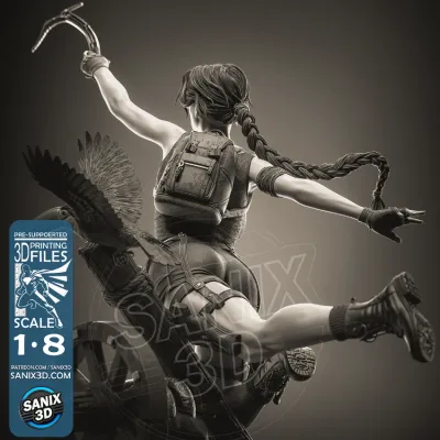 Tomb Raider : Legacy of Atlantis - Lara Croft STL | SANIX3D