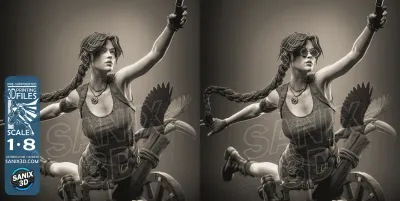 Tomb Raider : Legacy of Atlantis - Lara Croft STL | SANIX3D