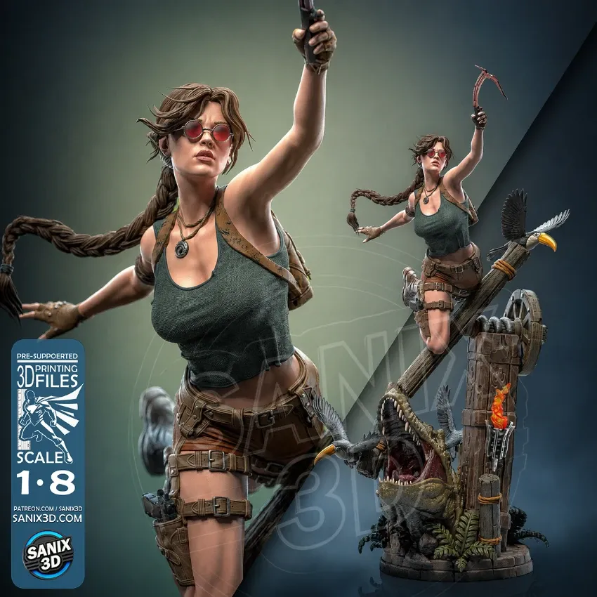 Tomb Raider: Legacy of Atlantis / 3D Printing Files