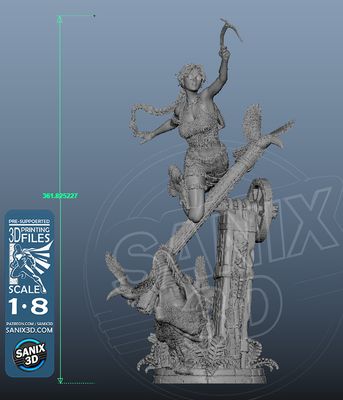 Tomb Raider : Legacy of Atlantis - Lara Croft STL | SANIX3D