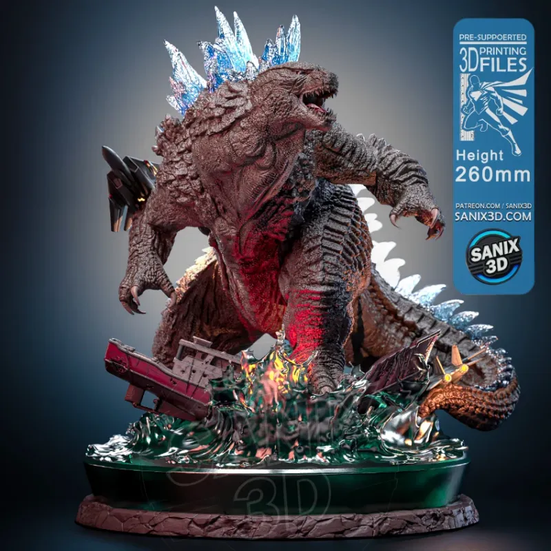 ​GODZILLA - 3D Printing Files
